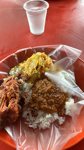 Nasi Bajet Ayam Berempah Parit