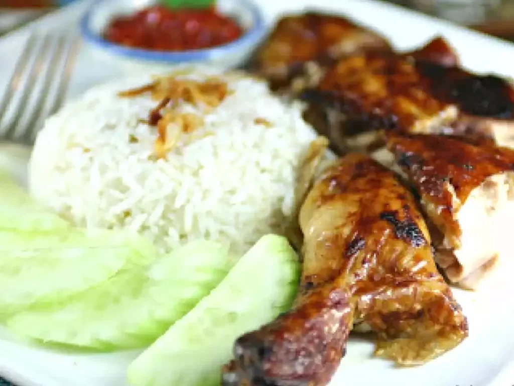 nasi ayam uchu