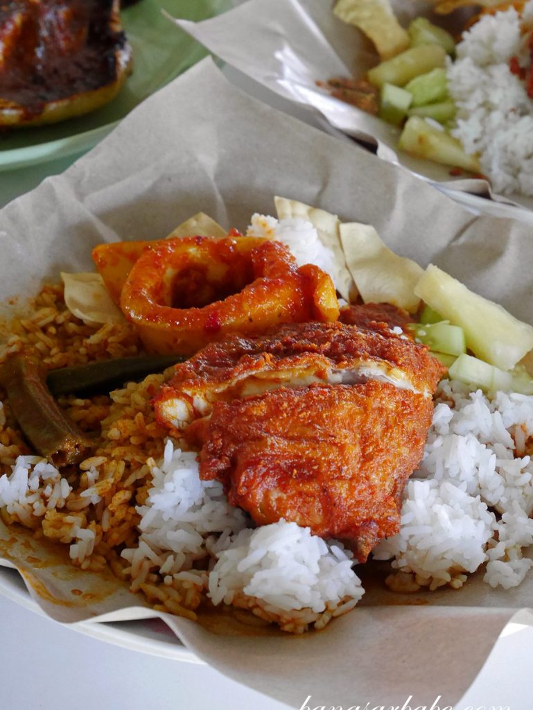 nasi kandaq utara tepi sungai